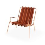 Wood Armchair With Leather